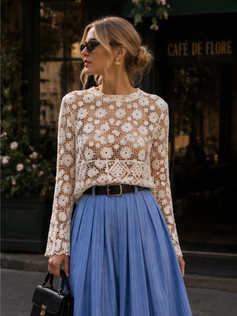 Zara crochets top bloggers fav